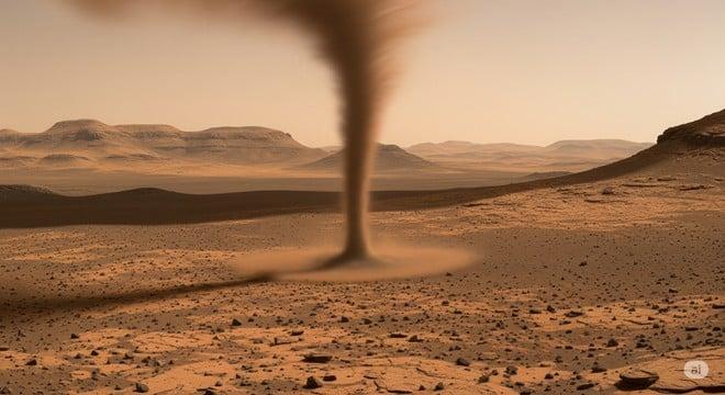 Marte: le impronte dei diavoli di polvere guidano le missioni