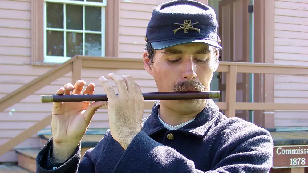 Civil War Reenactor Reminded This Not His Personal Fife Recital