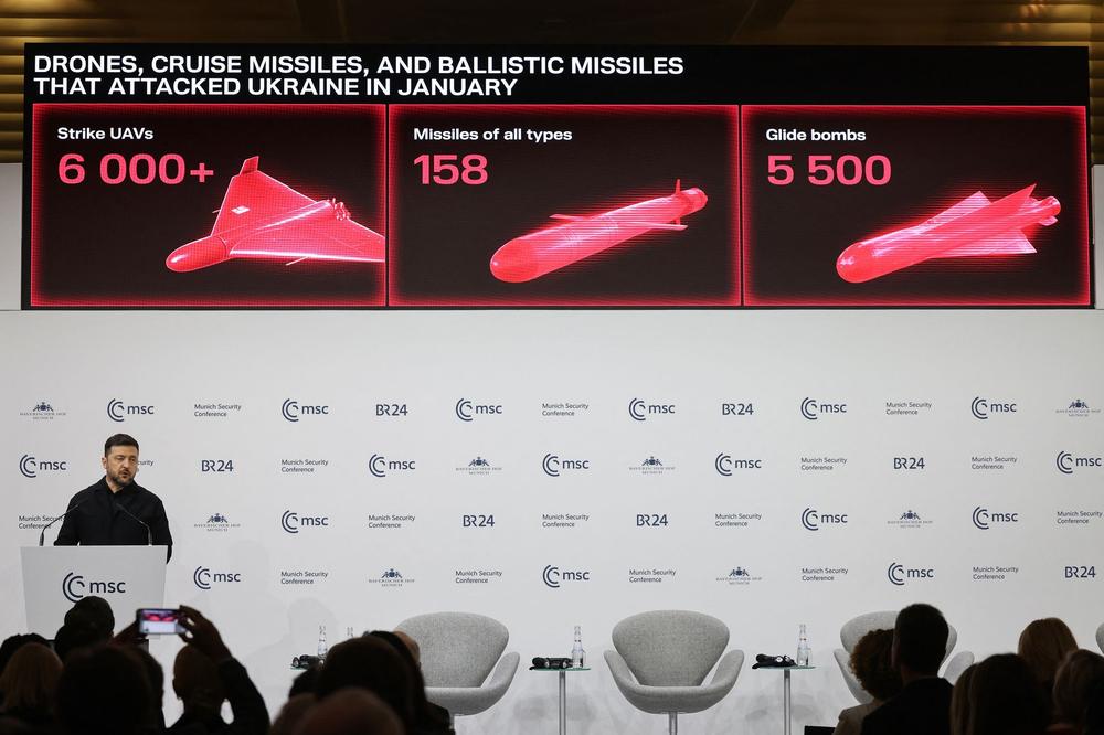 Territorial concessions by Ukraine won't bring peace, Zelensky says in Munich