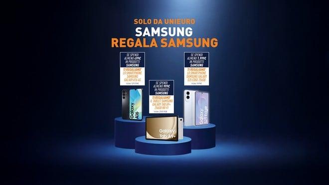 Samsung Week da Unieuro: fino al 15/9, più spendi e più ti regalano (letteralmente)