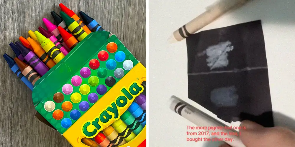 Viral video demonstrates the decline in quality of Crayola crayons over the span of 8 years