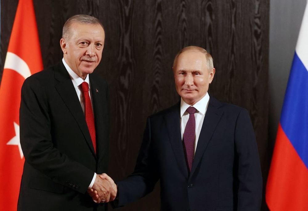 Putin discusses Ukraine war with Erdogan before potential meeting with Zelensky