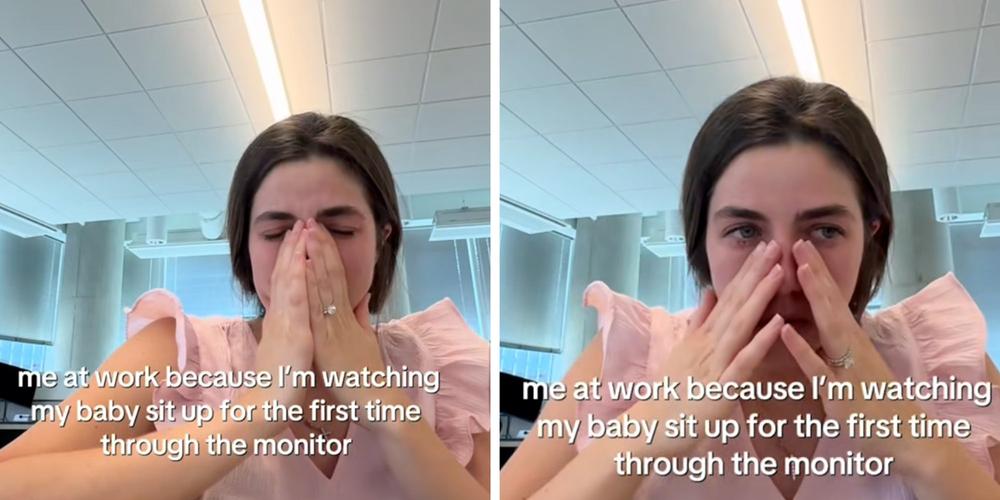 “We were NOT supposed to live like this”: Video shows the exact moment a mom realizes she’s missing her baby’s milestones
