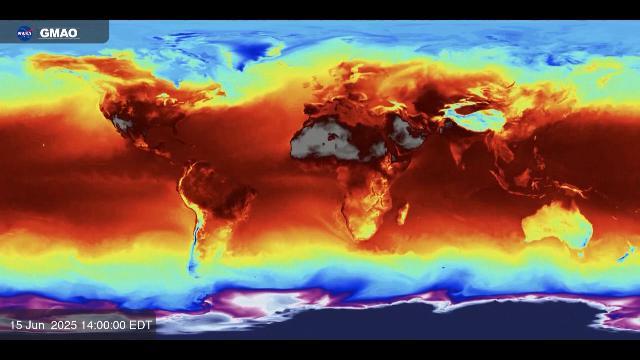 Caldo rovente: l’animazione NASA mostra i 15 giorni più infuocati dell'Europa e del mondo