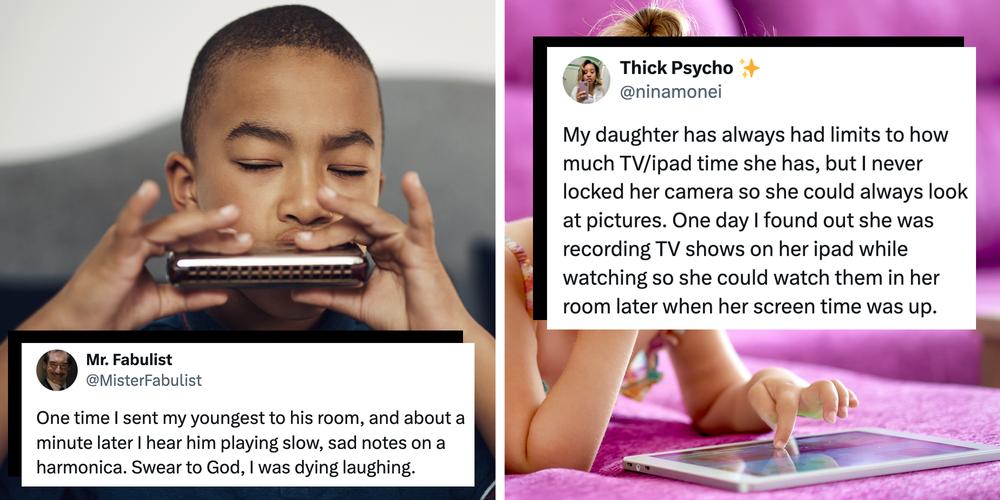 “Tried to start a riot in his first-grade class”: 19 parents who had to discipline their kids while secretly dying of laughter