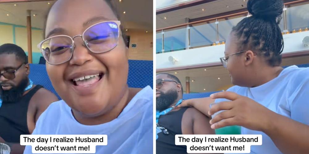 “The bird theory is legit”: Woman captures the devastating moment she realizes her marriage is over mid-cruise