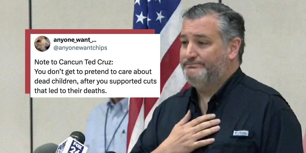 “Save your photo opp and spare your prayers”: Critics accuse Ted Cruz of bailing on Texas during a disaster—again