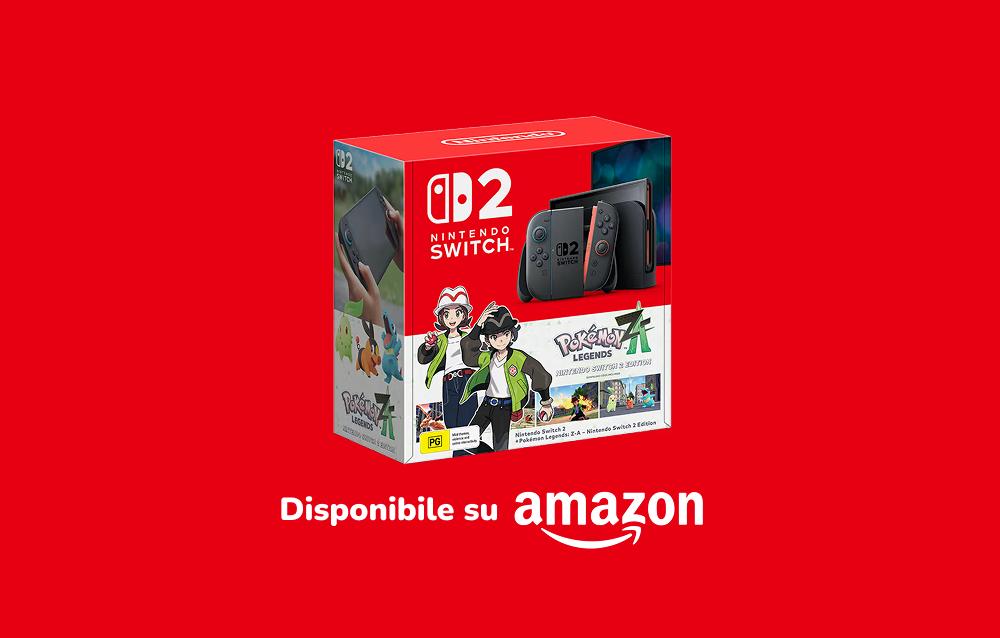 Bundle Nintendo Switch 2 e Leggende Pokémon Z-A disponibile da ora il preordine su Amazon!