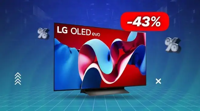 Smart TV LG OLED evo 48'': sconto 43% e prezzo più basso di sempre