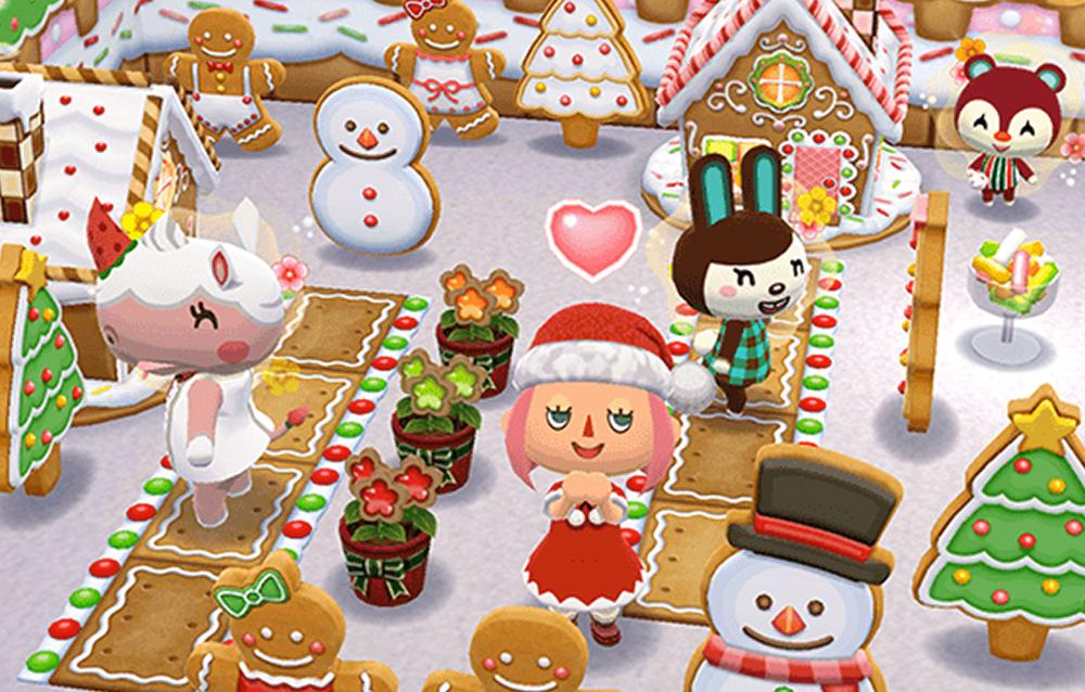 È cominciato l’evento in giardino Bosco biscottoso di Jingle in Animal Crossing: Pocket Camp Complete!