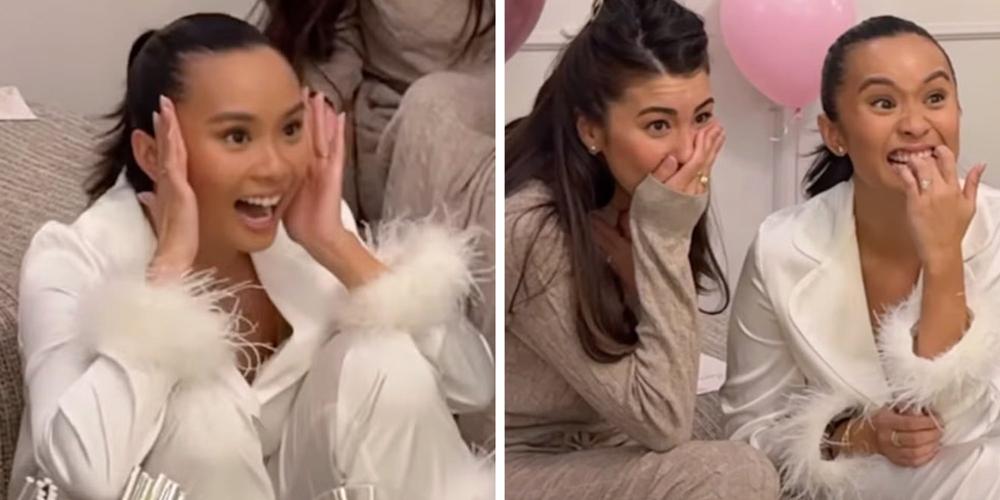 “I would be throwing up”: Viewers stunned after friends play surprise montage of bride’s exes at her bachelorette