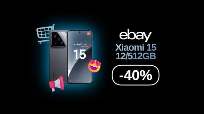 Xiaomi 15 con Snapdragon 8 Elite: oggi risparmi il 40% sulla versione da 512GB