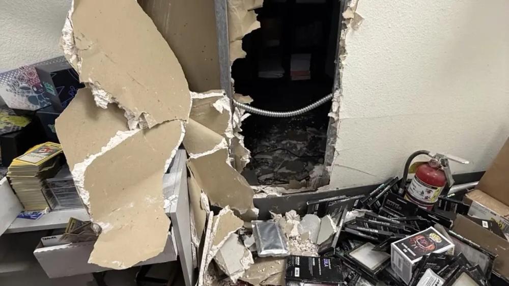 Pokemon card thieves tunnel through wall in $180k heist