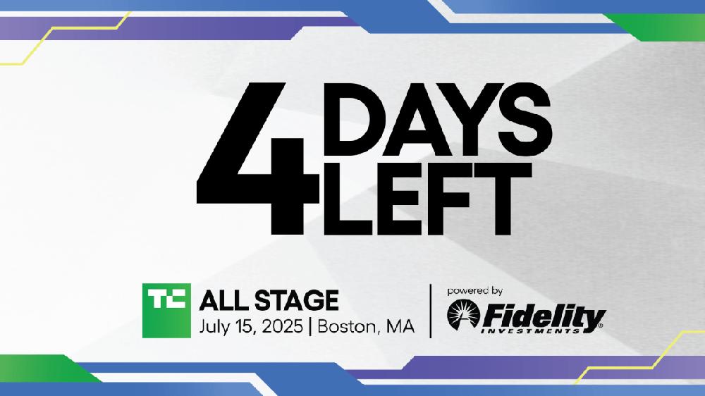 Just 4 days until TechCrunch All Stage kicks off in Boston — and the lowest ticket prices vanish