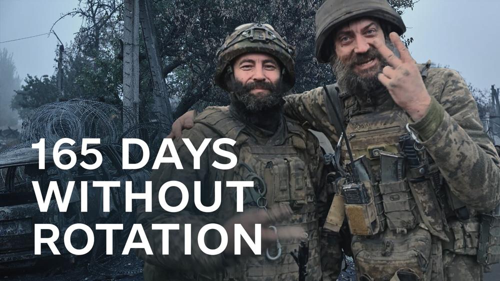 One front-line position, two soldiers, 165 days