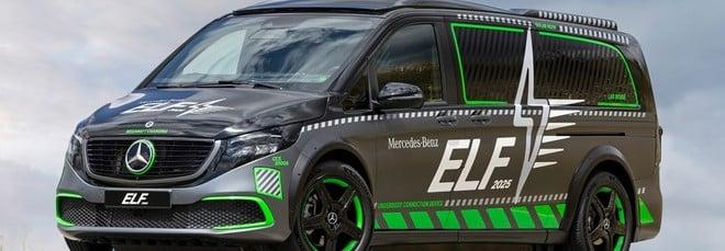Mercedes ELF mostra il futuro della ricarica, tra bidirezionalità e soluzioni senza cavi