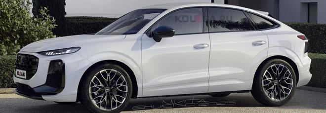 Nuova Audi Q3 Sportback, un render si immagina così le forme del SUV Coupé