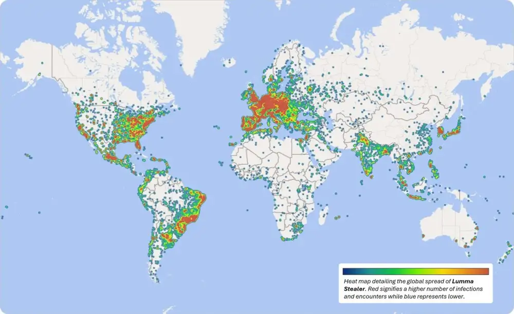 Microsoft says Lumma password stealer malware found on 394,000 Windows PCs
