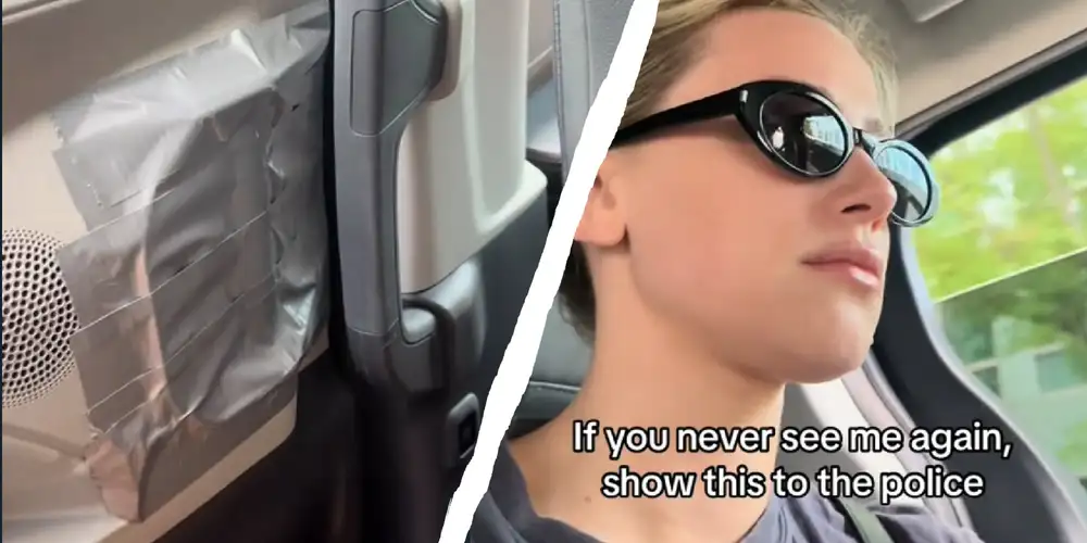 “If you never see me again, show this to the police”: Lili Reinhart orders an Uber. Then she gets in, sees the door handles