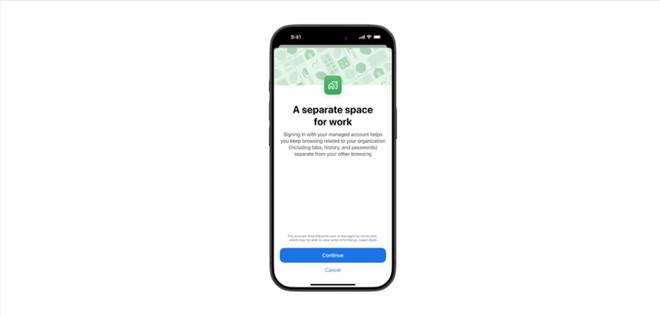 Chrome su iOS: ora si può separare lavoro e vita privata