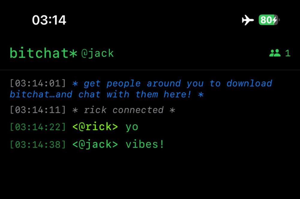 Jack Dorsey made an encrypted Bluetooth messaging app