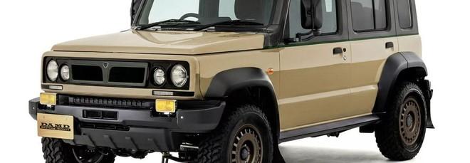 La Suzuki Jimny a 5 porte si trasforma e diventa un fuoristrada Lancia