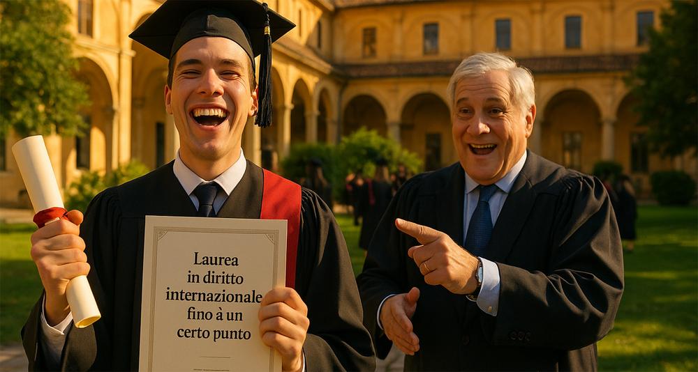 Riforma dell’Istruzione, Tajani: “Laurea in Diritto Internazionale anche dopo 1 solo esame”