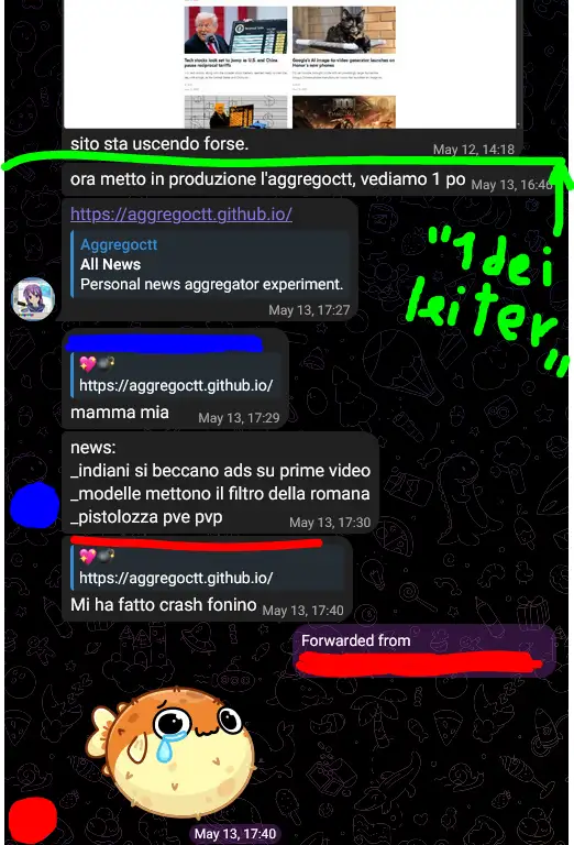 aggregoctt aggregocttanza, il sitino della notizianza (nuovo aggregatore news/RSS personale)