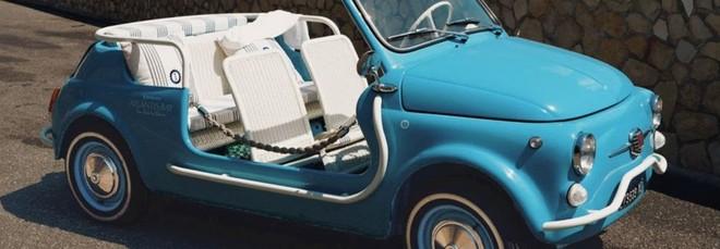 FIAT 500 Spiaggina porta la Dolce Vita a Taormina