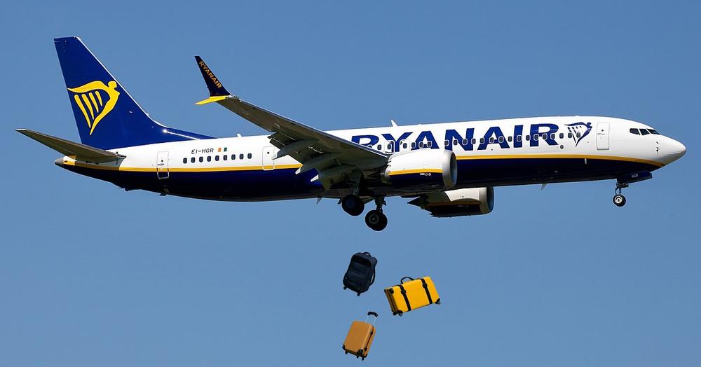 Ryanair scaricherà i bagagli fuori misura dei passeggeri direttamente in volo