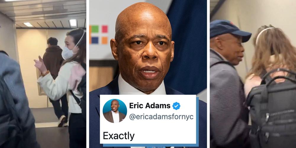“Go f**k yourself!”: Former NYC Mayor Eric Adams snaps at woman after flight—then doubles down online