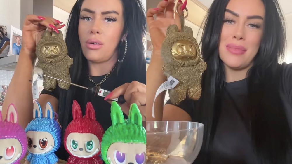 TikToker goes viral with world’s “most expensive” 24k gold Labubu