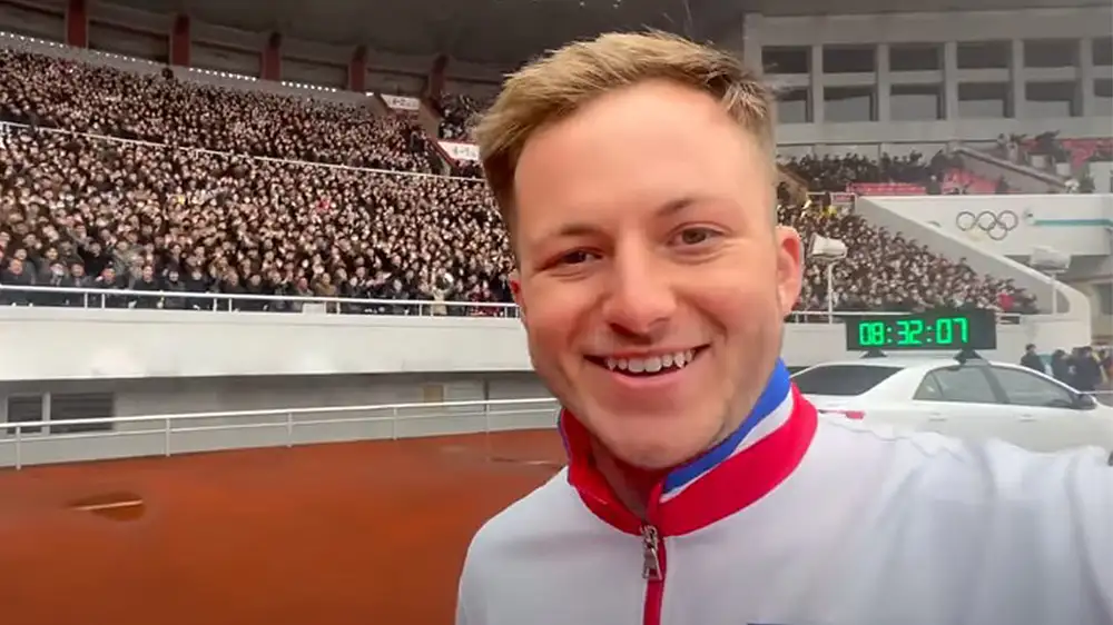YouTuber enters North Korea to compete in marathon and is shocked by what he finds