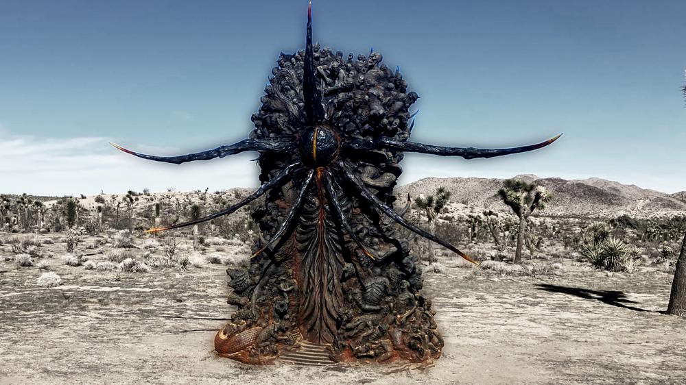 The Game Awards desert statue explained: Geoff Keighley sparks massive announcement theories