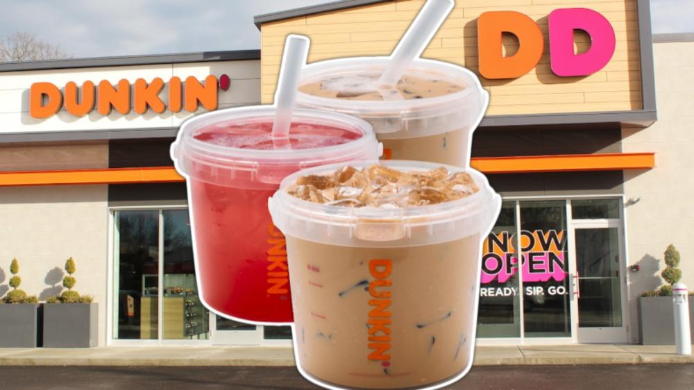 Dunkin’ is doubling its extra large size with gigantic 48 oz buckets of coffee