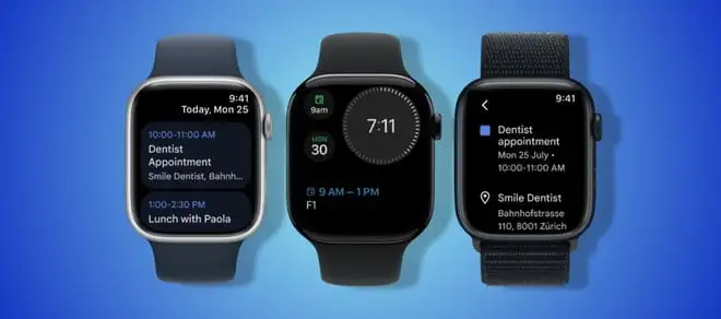 Google Calendar arriva su Apple Watch con un'app tutta sua