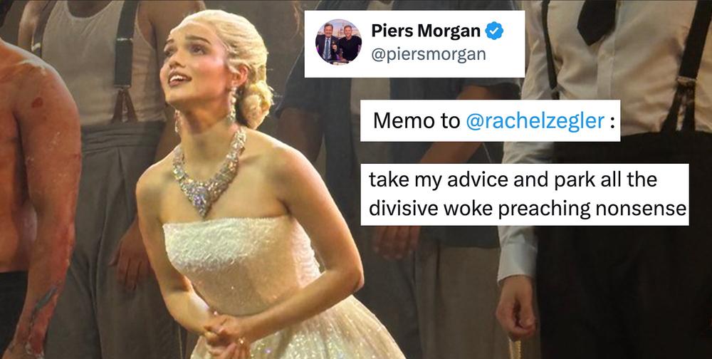“Divisive woke preaching nonsense”: Piers Morgan insults Rachel Zegler right after praising her performance in “Evita”