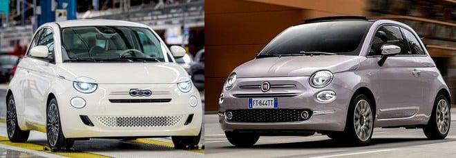 FIAT 500 ibrida, nuova vs vecchia a confronto: cosa cambia?