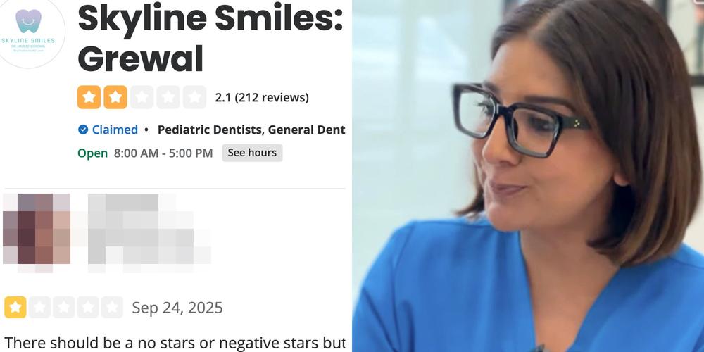 A “MAGA Dentist” is getting review-bombed on Yelp after joking about treating non-Trump patients differently