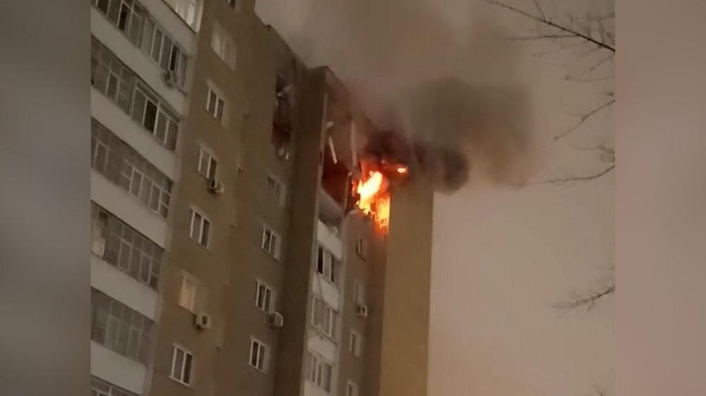 Ukrainian drones strike oil facilities in several regions and residential building in Russia’s Tver, officials say