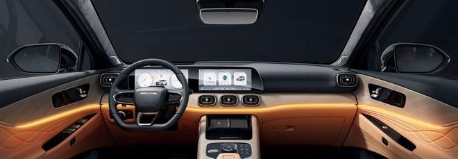 Jaecoo 8, interni e bagagliaio della nuova ammiraglia ibrida Plug-in