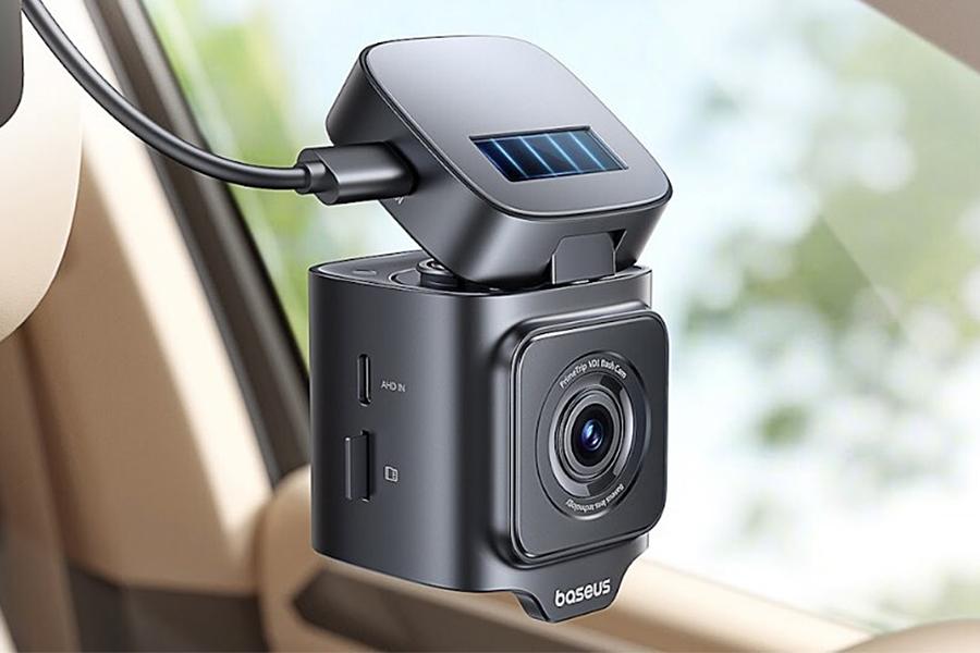 Baseus’ solar-powered dash cam keeps an eye on your parked car for up to two weeks