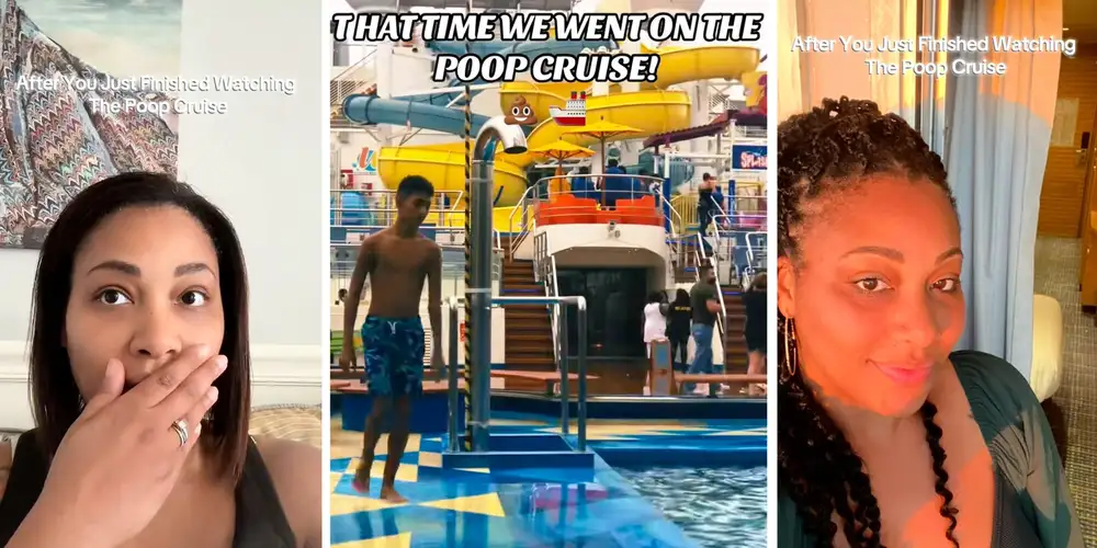 TikTokers horrified to learn they cruised on infamous Carnival “poop cruise” ship