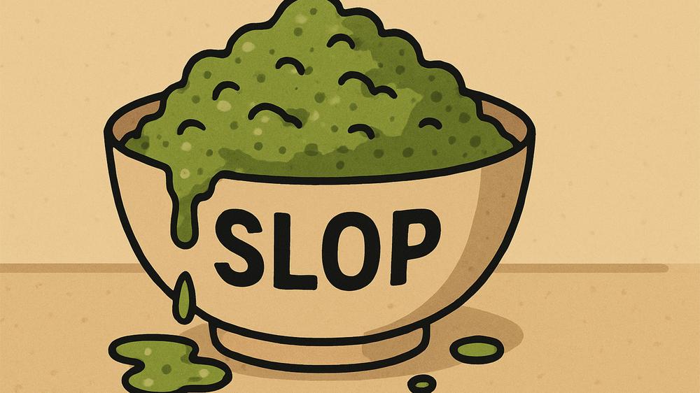 Merriam-Webster names “Slop” its 2025 Word of the Year alongside “Touch Grass” and “Six Seven”