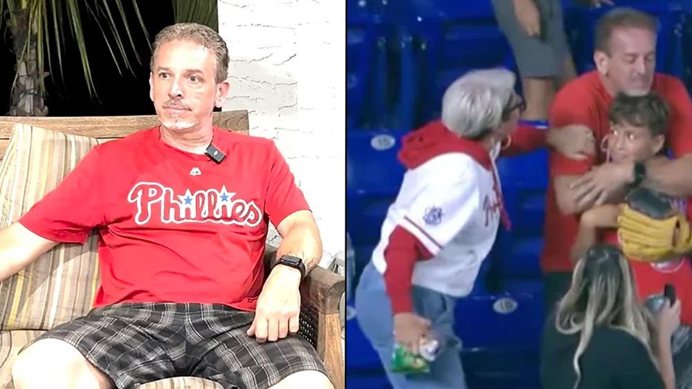 Dad urges fans to leave angry Phillies fan alone after viral incident
