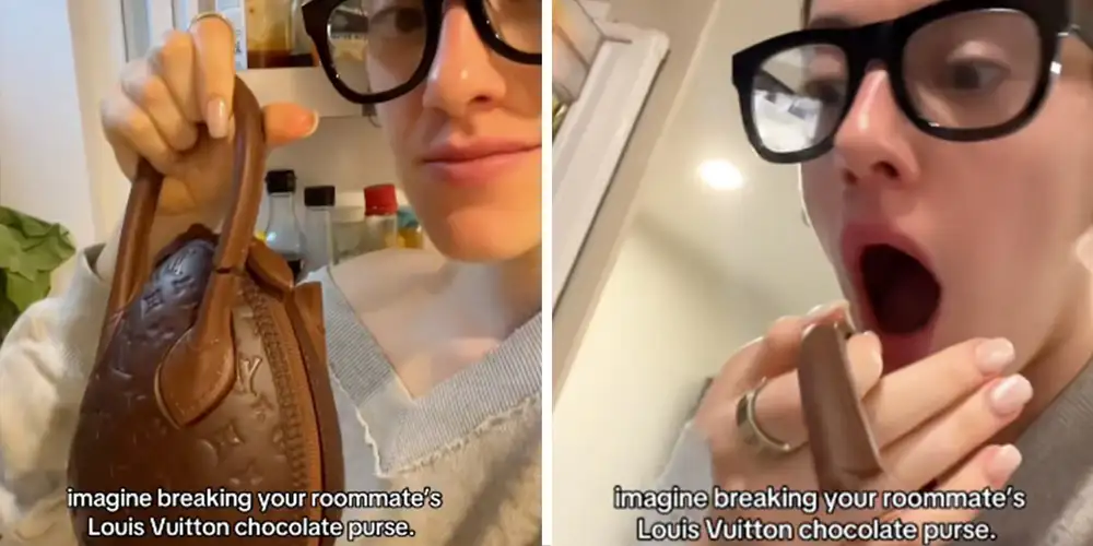 People are losing it over the $225 Louis Vuitton chocolate purse fridge disaster