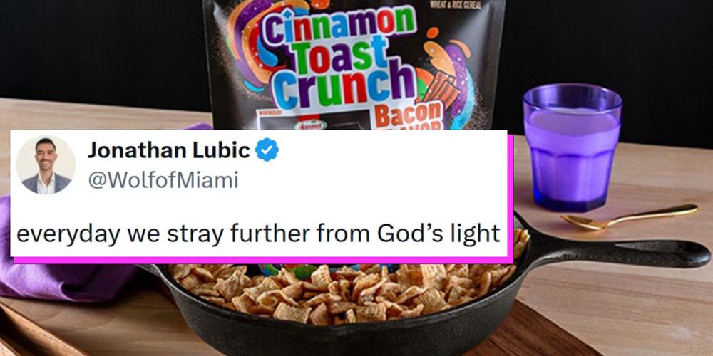 “Who asked for this?”: Bacon-flavored Cinnamon Toast Crunch arrives at Walmart