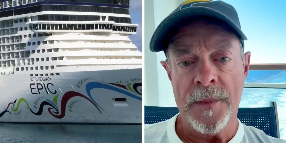“Had we been about 2 minutes earlier, we would have been in the water”: Passenger calls Norwegian Cruise Line “epic fail” after ship detaches from pier and man falls overboard