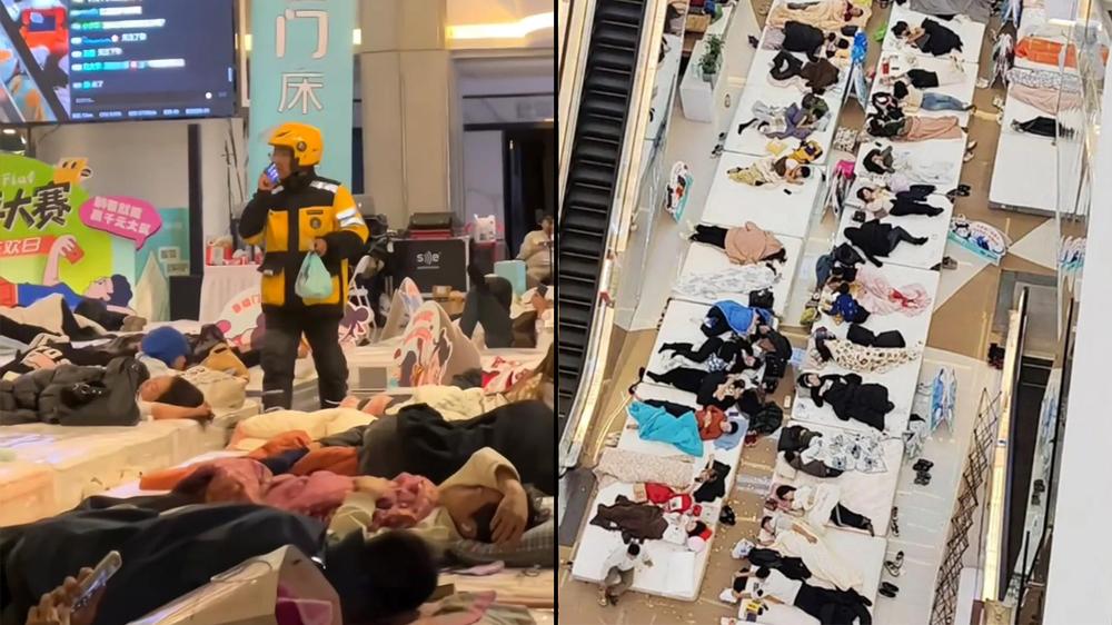 Man wins China’s strangest contest by laying down for 33 hours straight