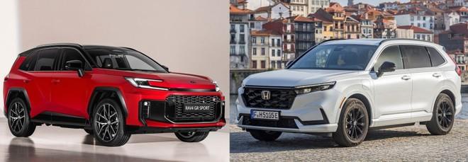 Nuova Toyota RAV4 vs Honda CR-V, sfida tra SUV ibridi: confronto, versioni e prezzi